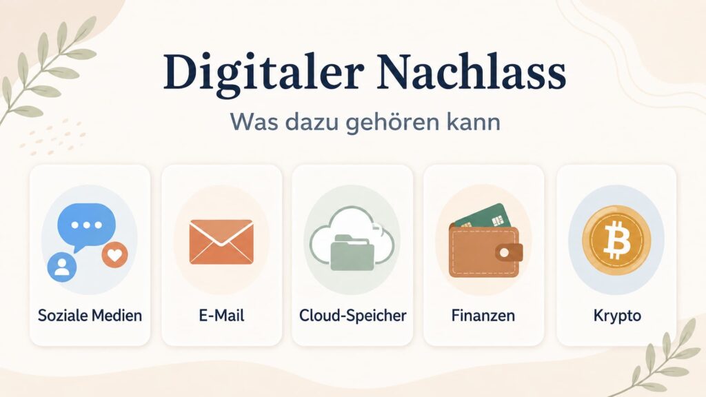 Digitaler Nachlass - Was dazu gehören kann