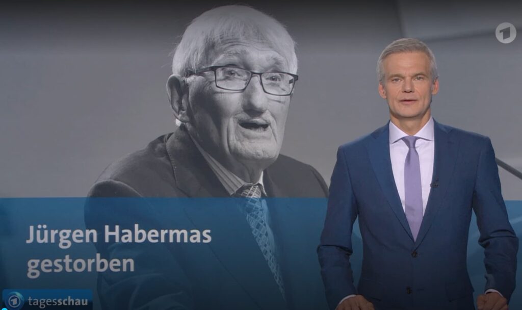Jürgen Habermas Nachruf Tagesschau 2026