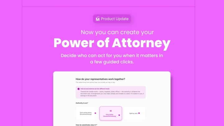 Your Power of Attorney, done in a few clicks