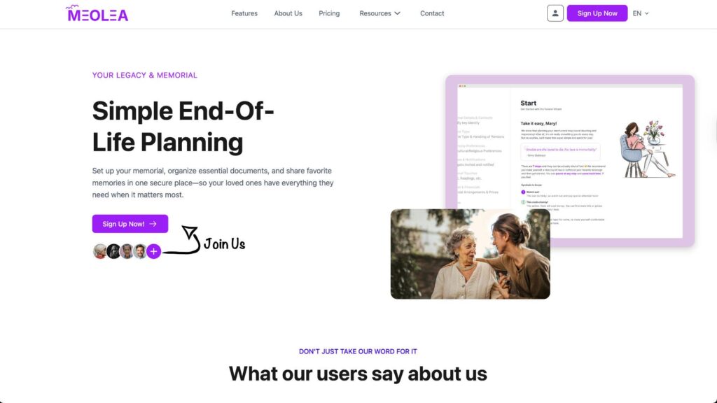 Meolea Website