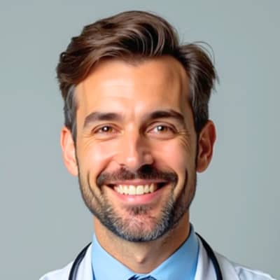 Portrait of male doctor